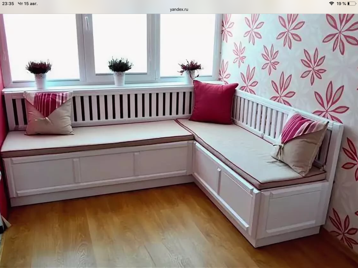 Чертеж скамейки в стиле Прованс