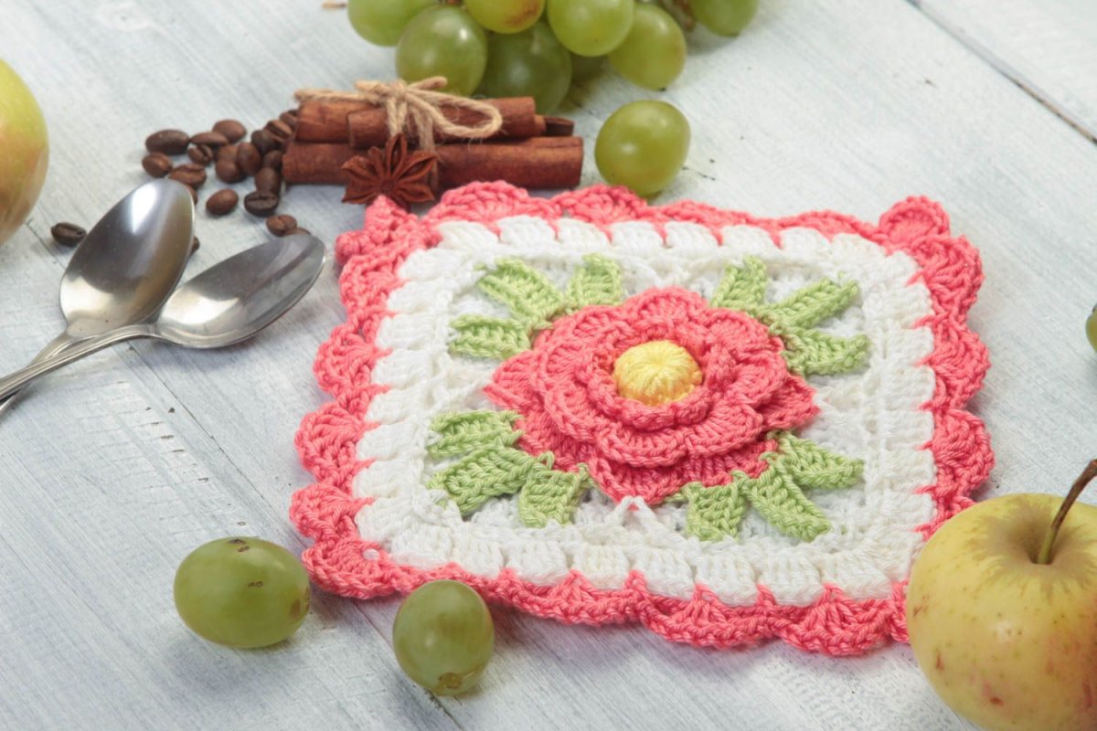 Кухонные Прихватки крючком