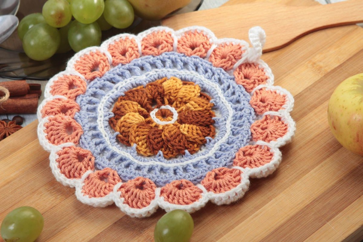 Вязаные Прихватки для кухни