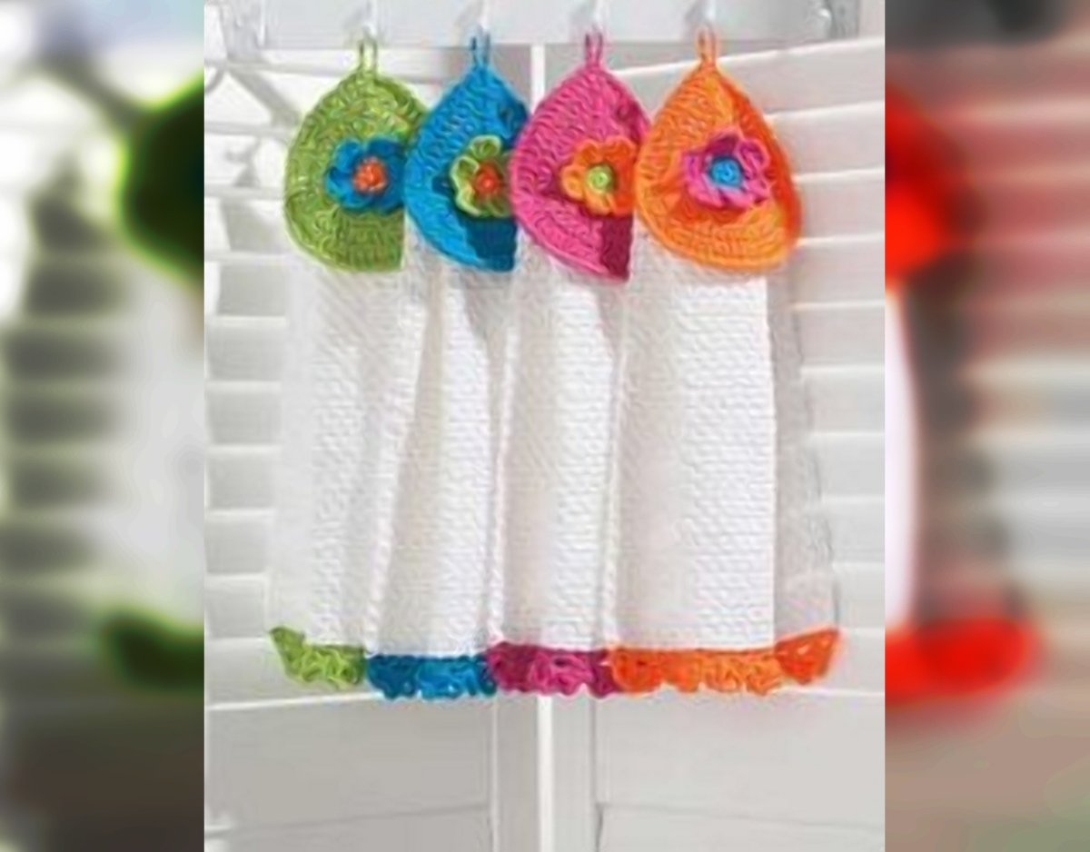 Вязаный декор для кухни