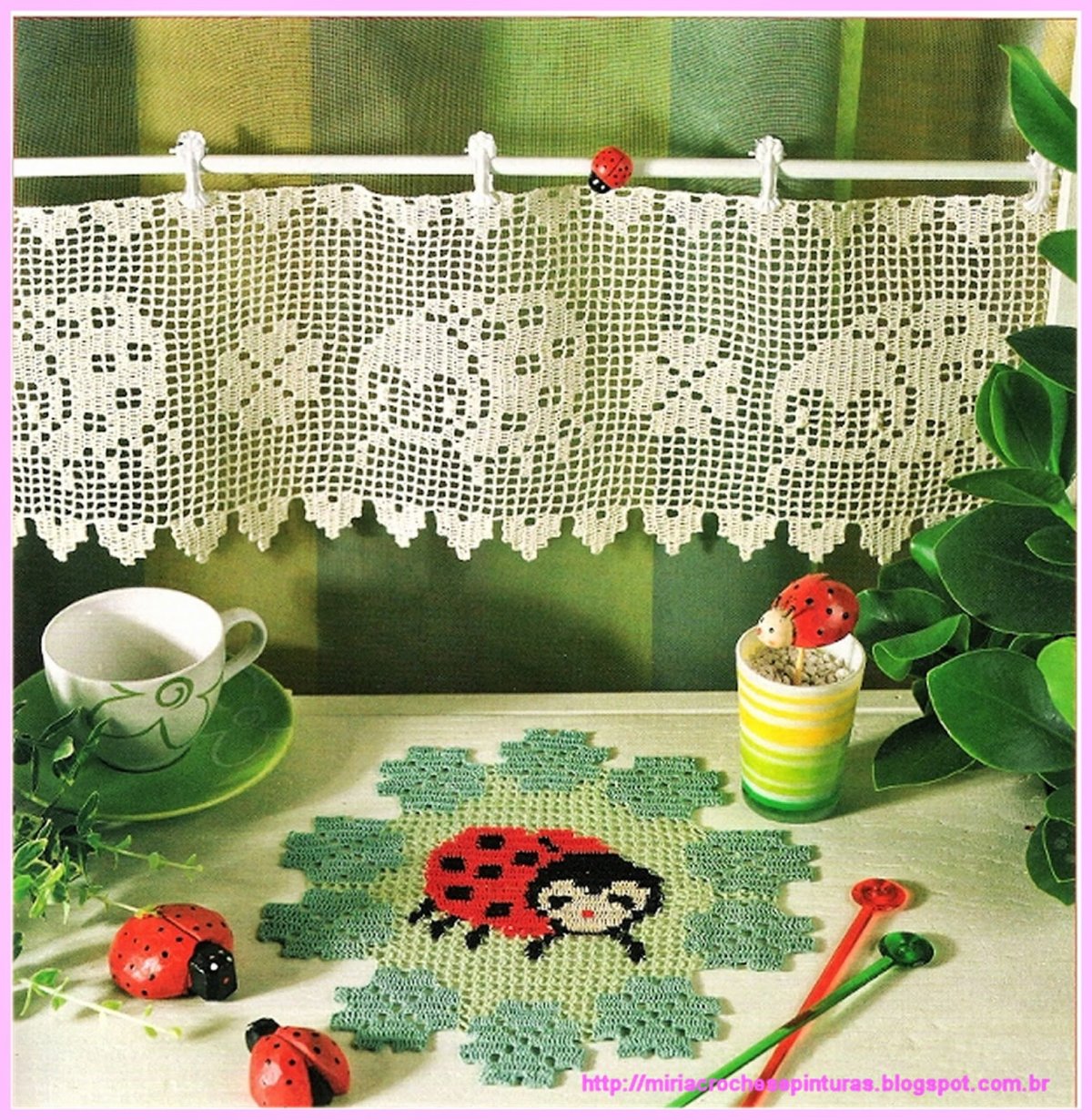 Вязаный декор для кухни