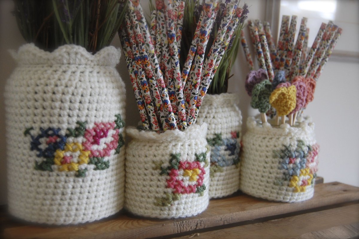 Вязаное кухонное полотенце