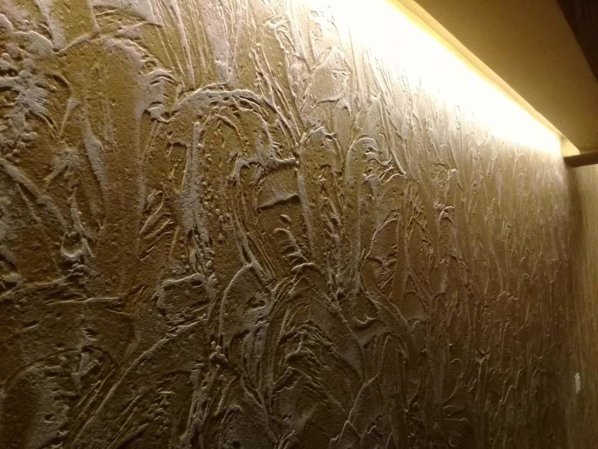 Фактурная шпаклевка для стен