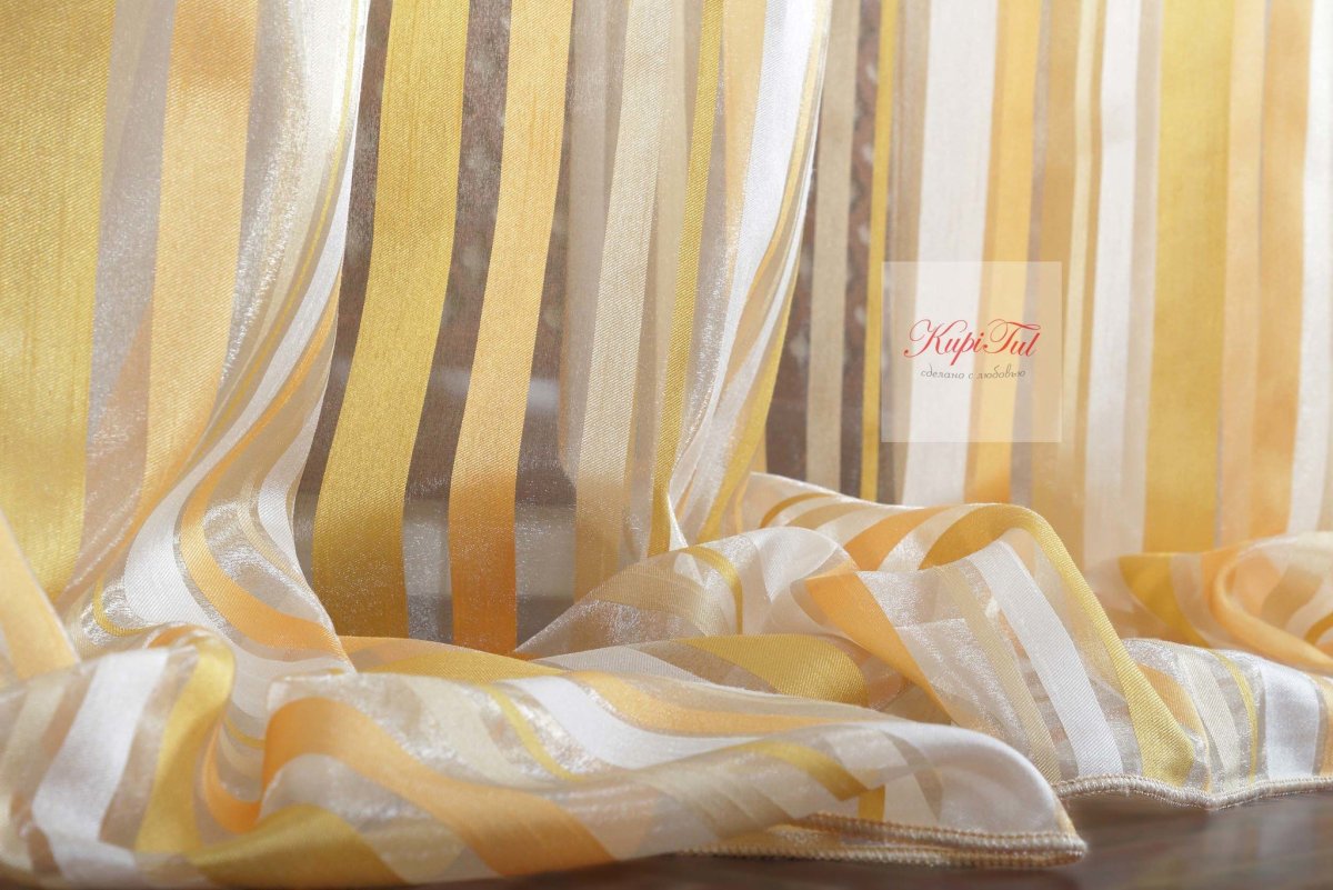 Тюль "вуаль" шампань 400*270
