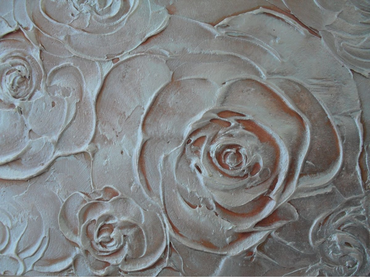 Декорирование стен шпаклевкой