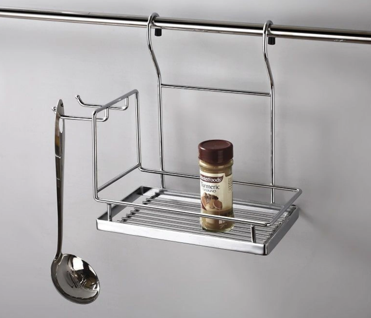 Открытая полка для бокалов на кухню