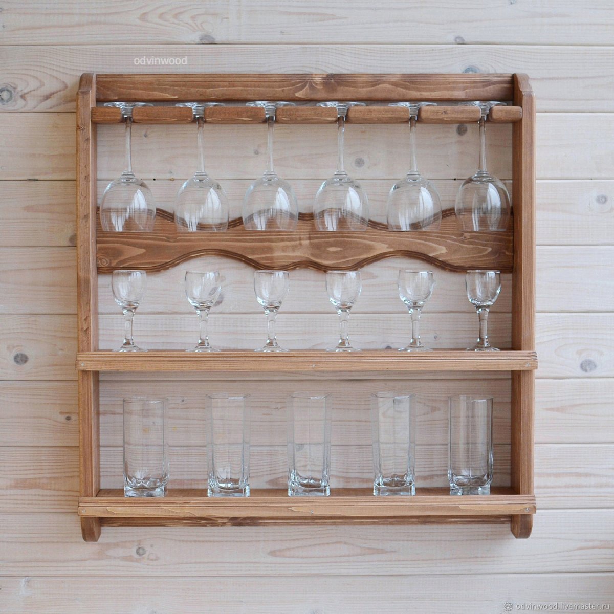 Держатели для фужеров на кухне