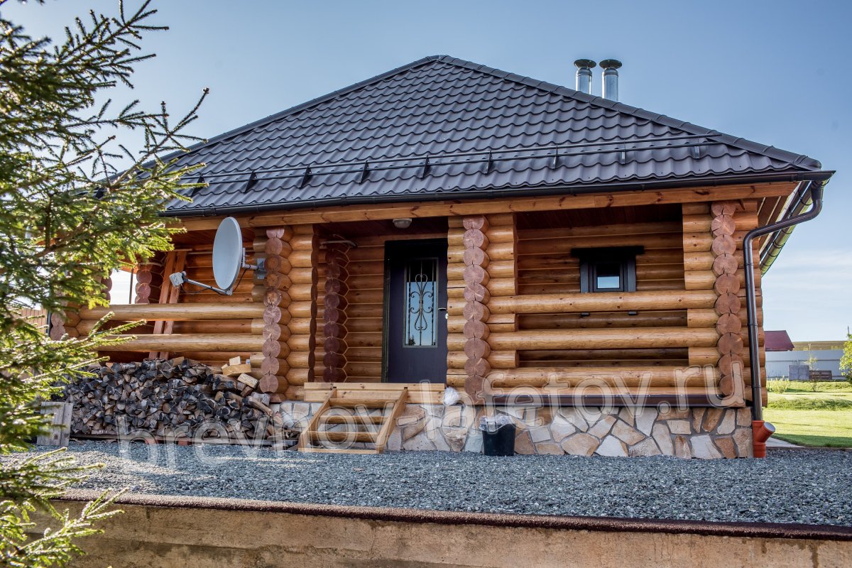 Баня вид снаружи