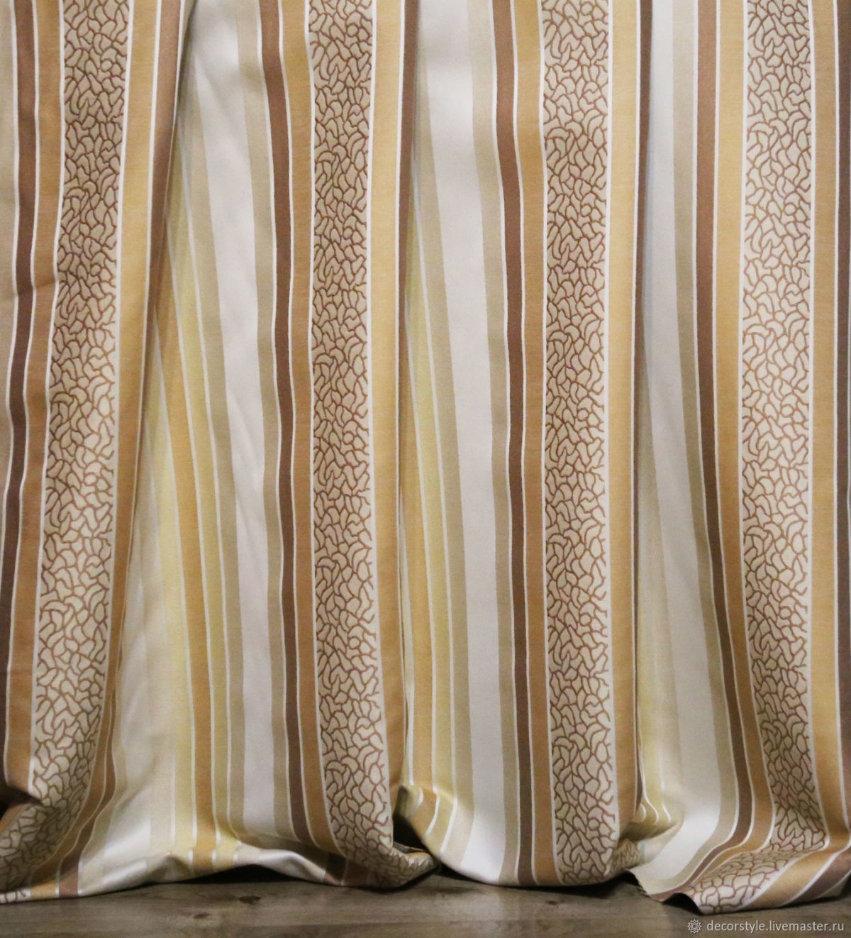 Тюль в полоску вертикальную