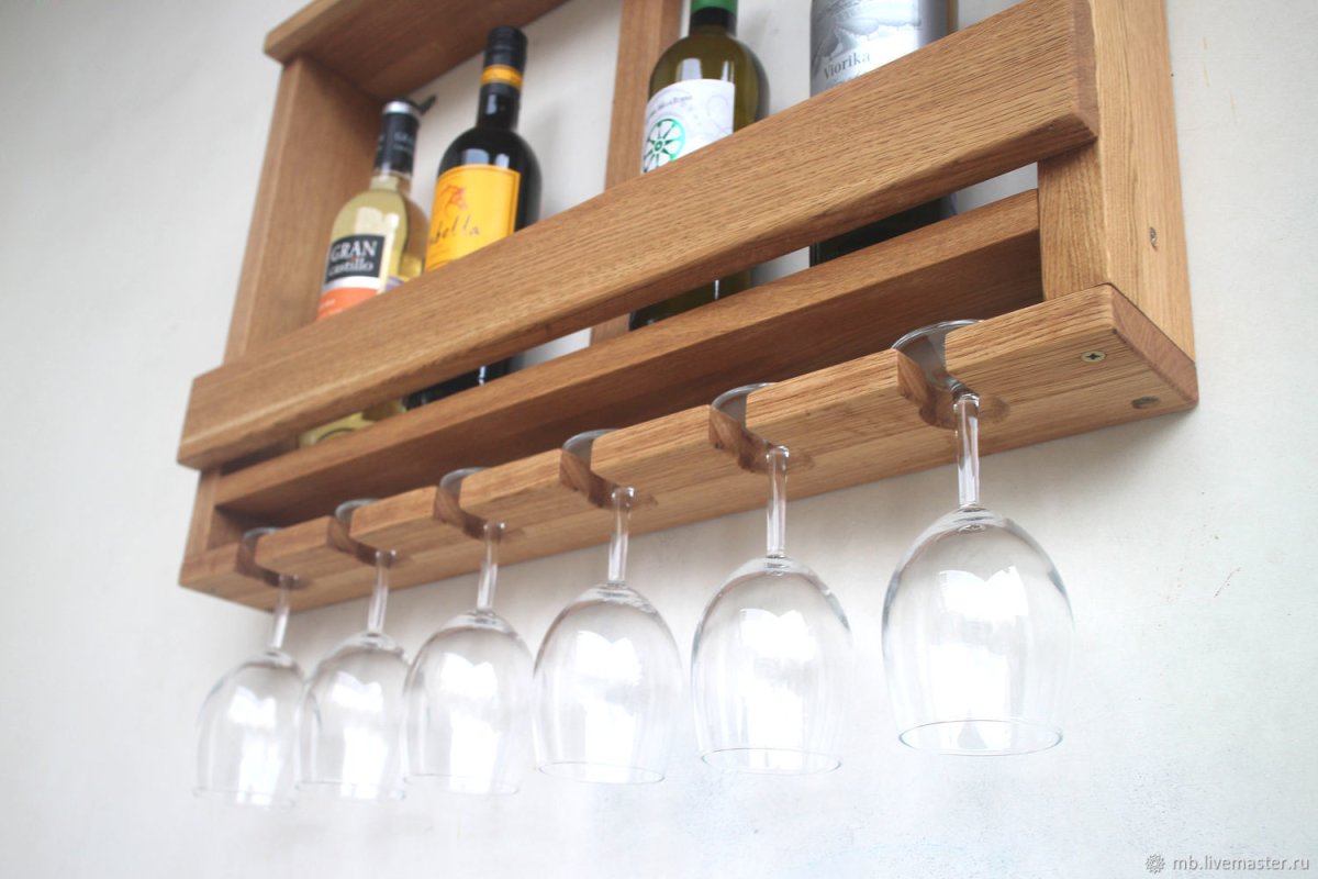 Держатель для бокалов подвесной