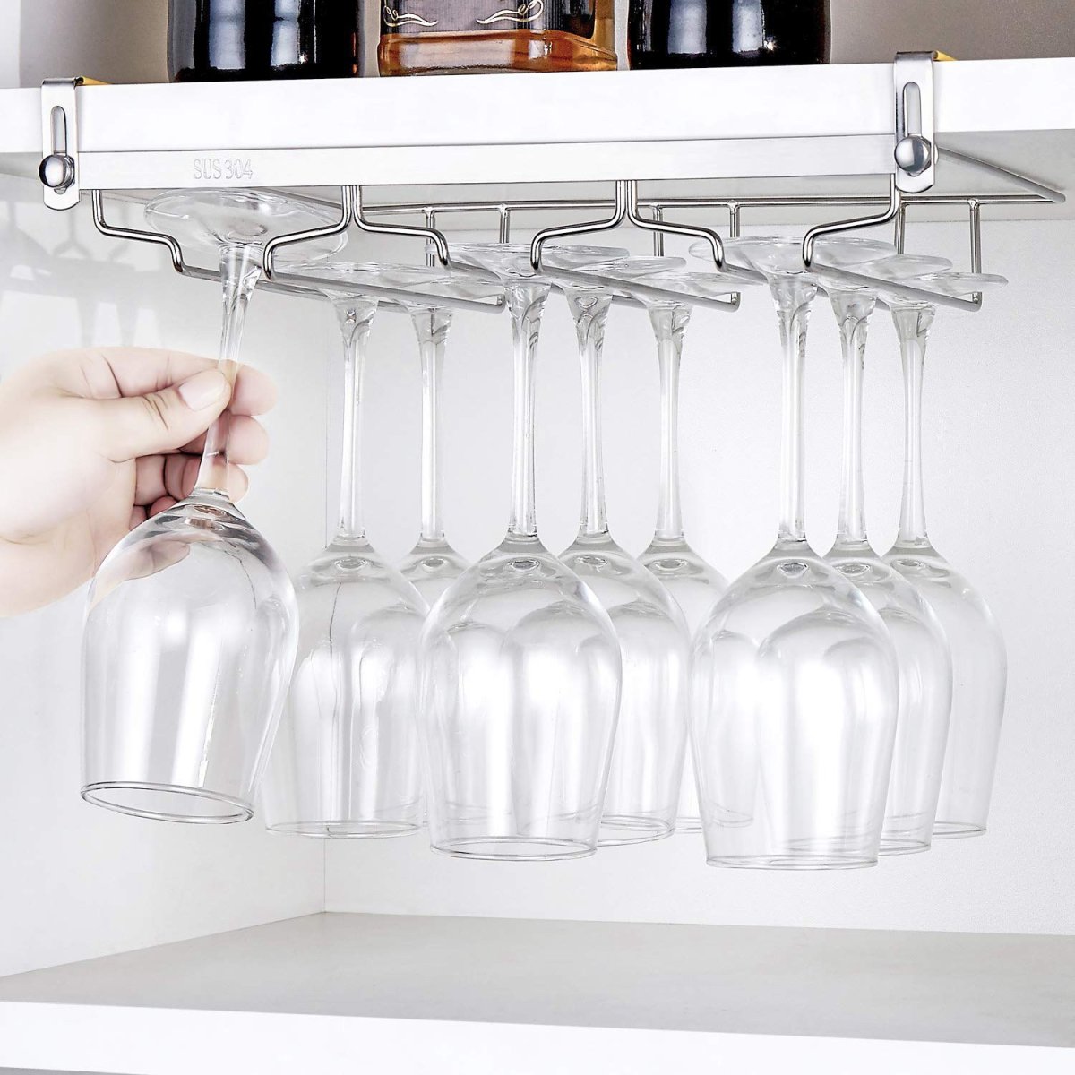 Полка для бутылок хром Lemax MX-450