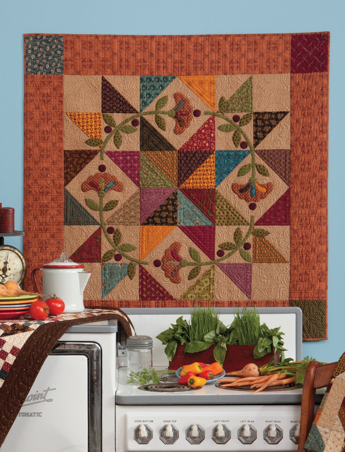 Кухонное полотенце пэчворк