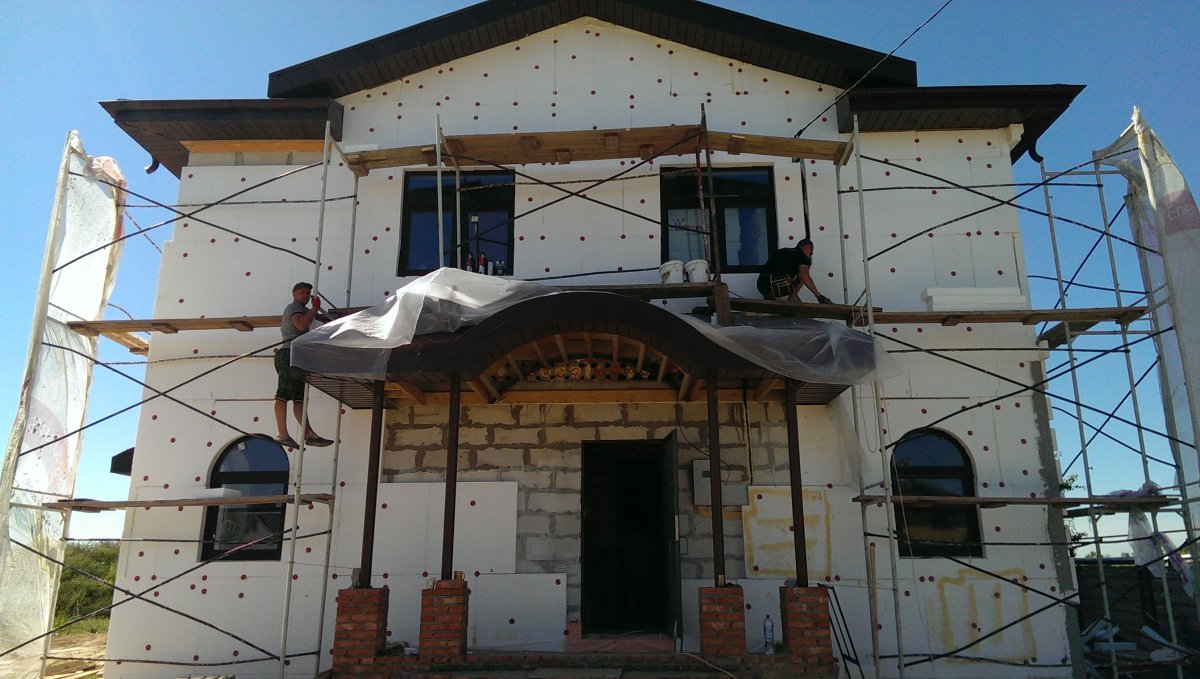 Силикатная штукатурка для фасада