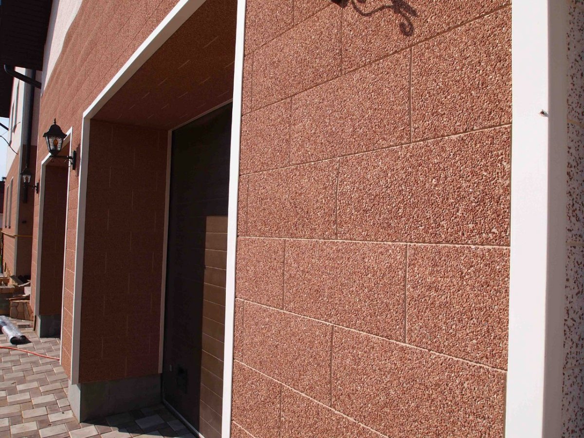 Дом фасад из крошки