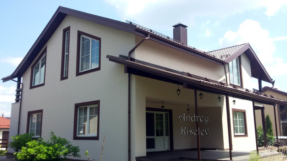 Крошка для фасада дома