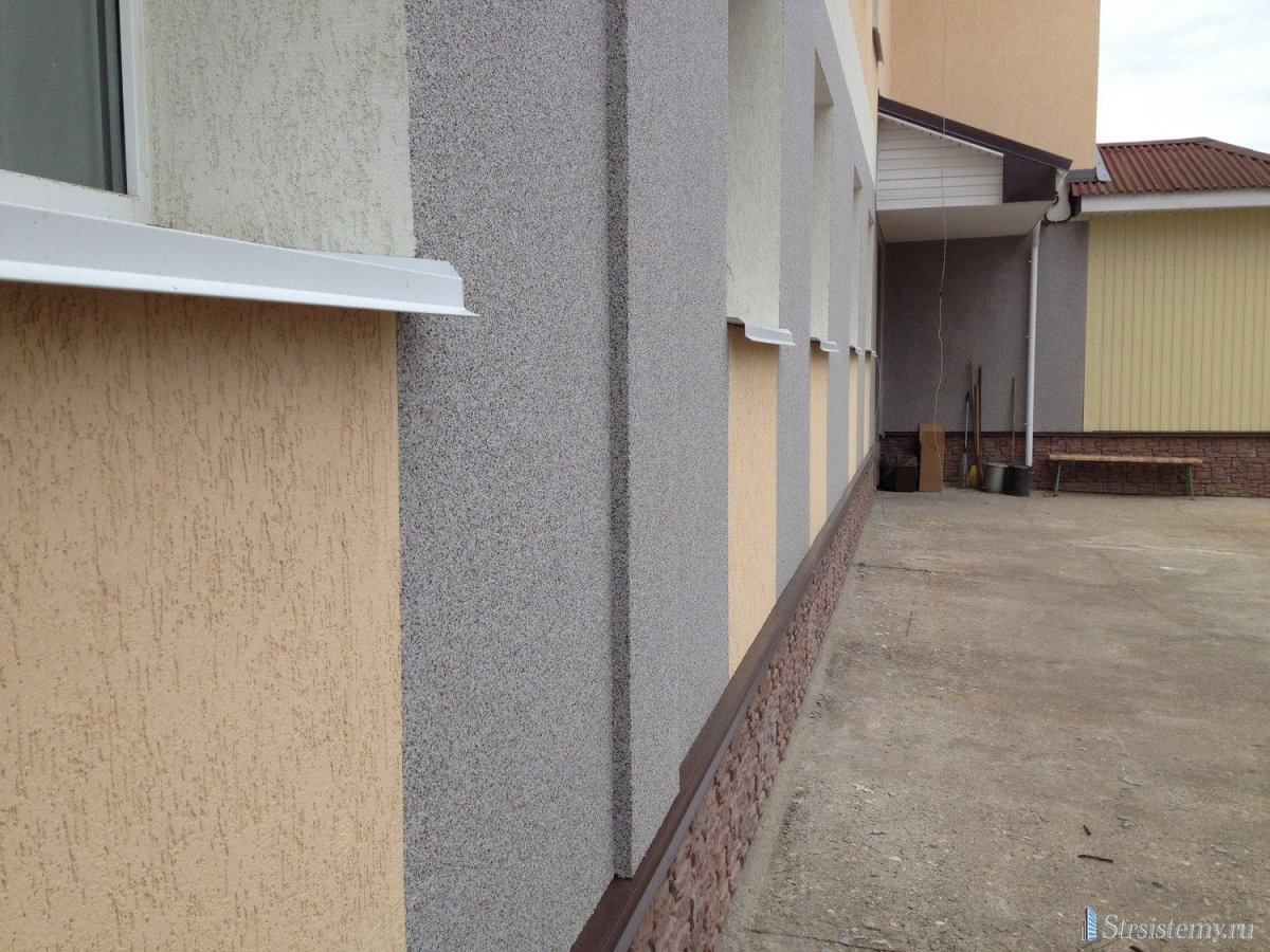 Мозаичная штукатурка для цоколя Церезит