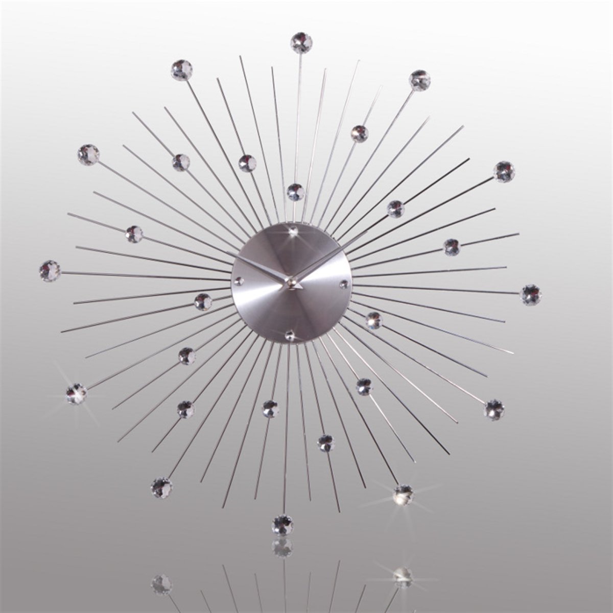 Настенные часы в виде солнца с лучами