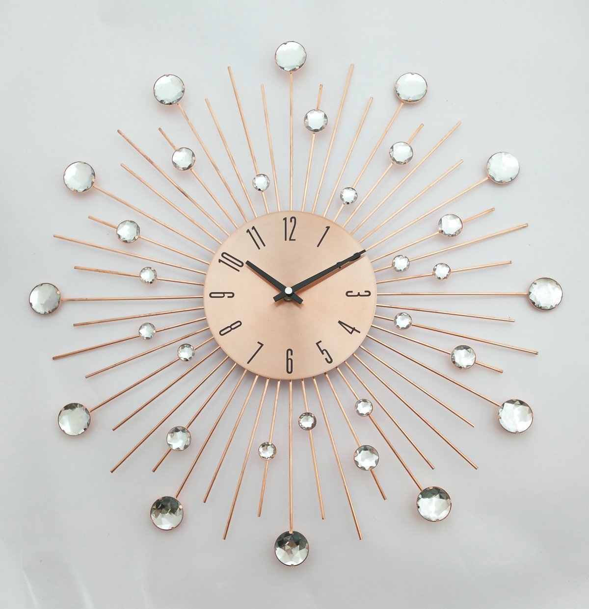 Часы настенные большие со стразами