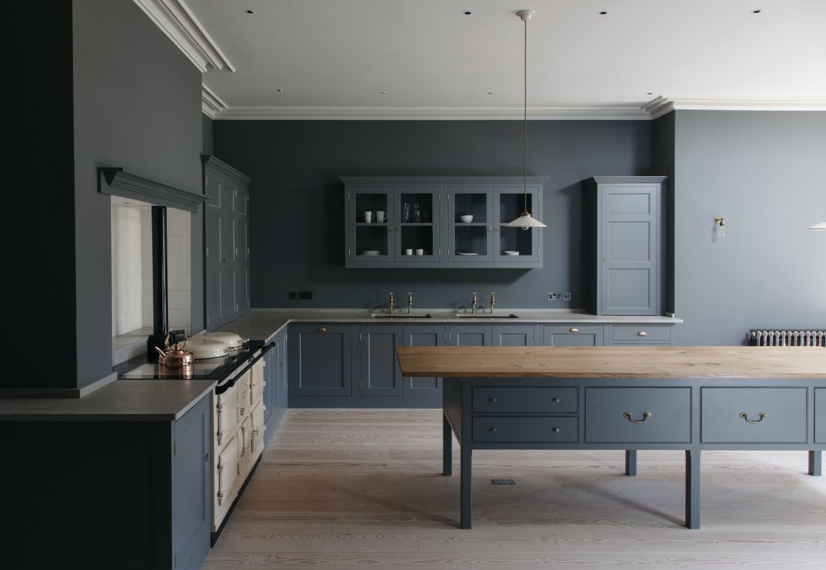 Pigeon Blue цвет кухни