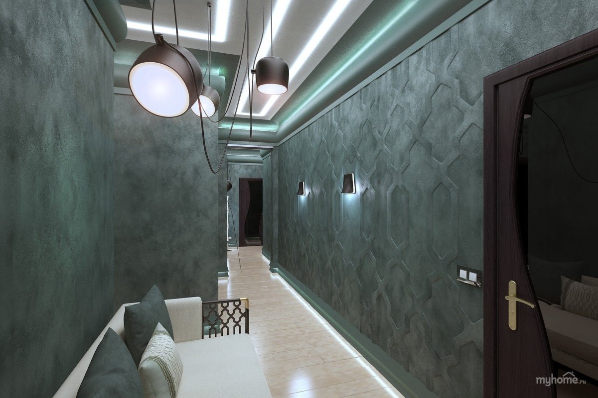 Декоративная штукатурка зеленая