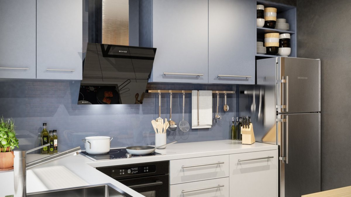 FALMEC Quasar Glass White 90