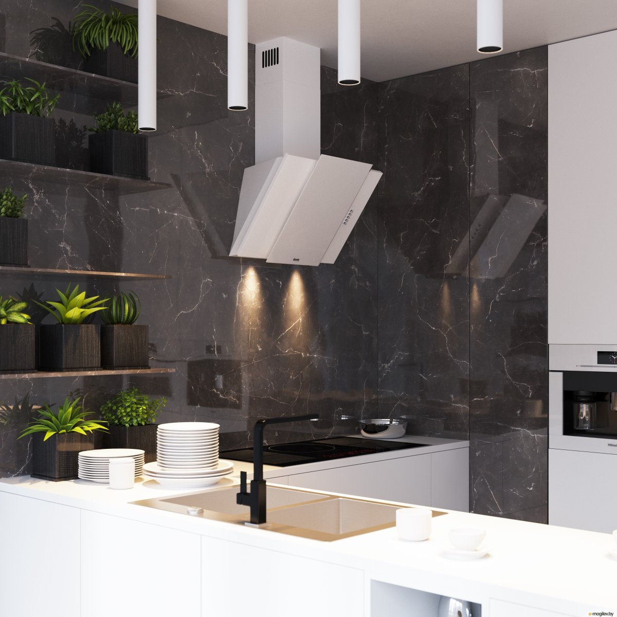 Каминная вытяжка Solgaz sh-3r BK