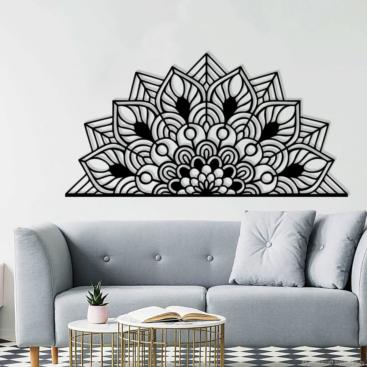 Геометрические фигуры на стене