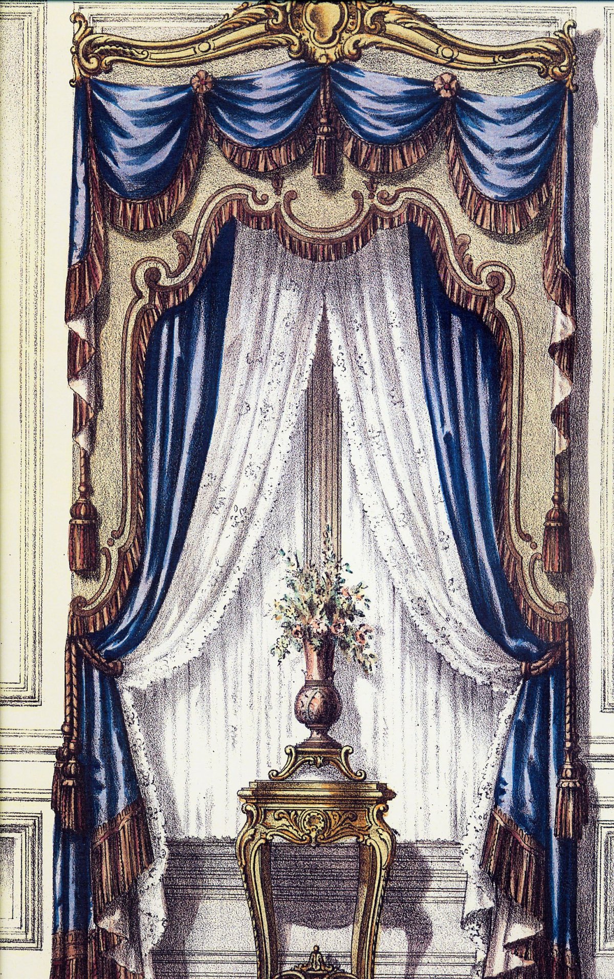 Шторы в готическом стиле