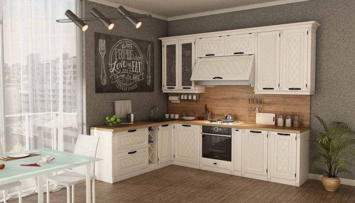 Кухня Белла хофф белая