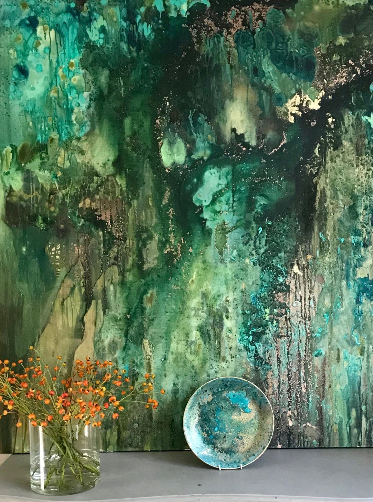 Жидкая штукатурка в интерьере