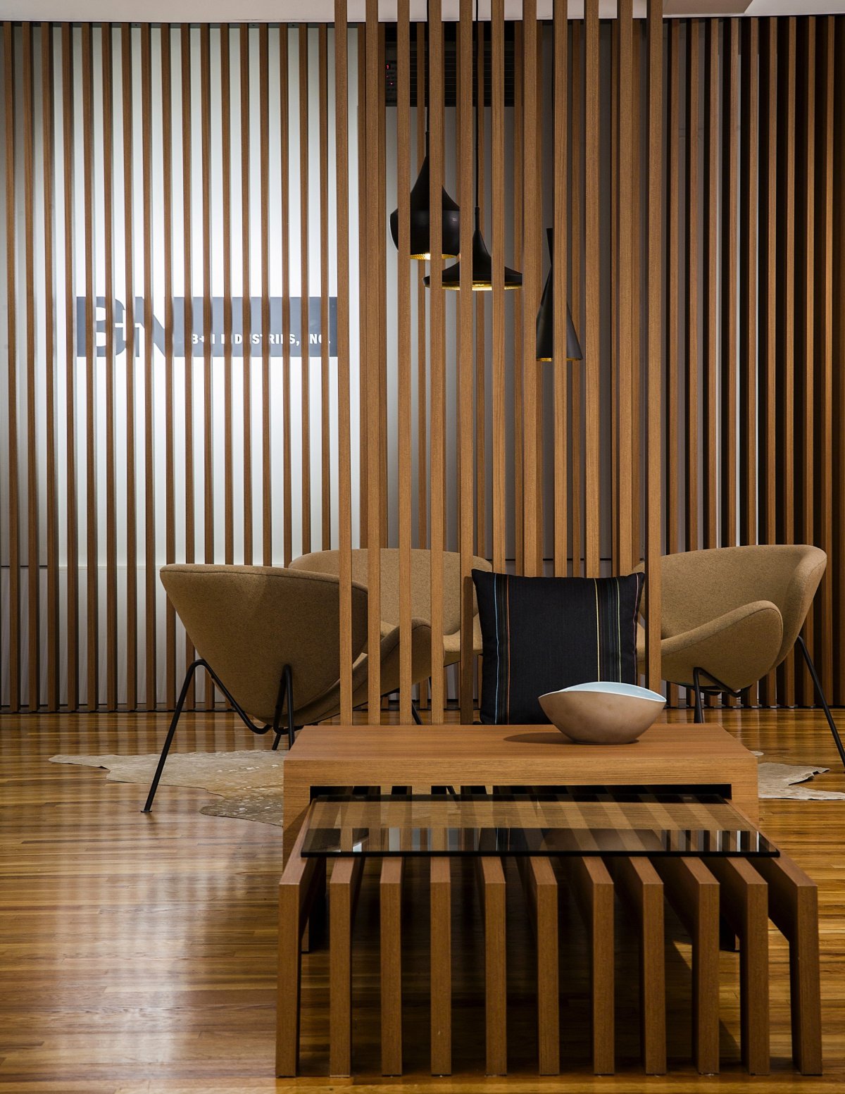 Реечные перегородки Хольц