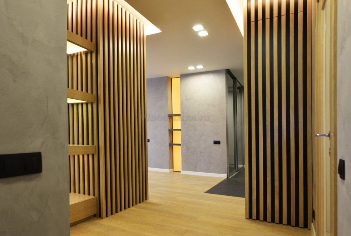 Отделка рейками