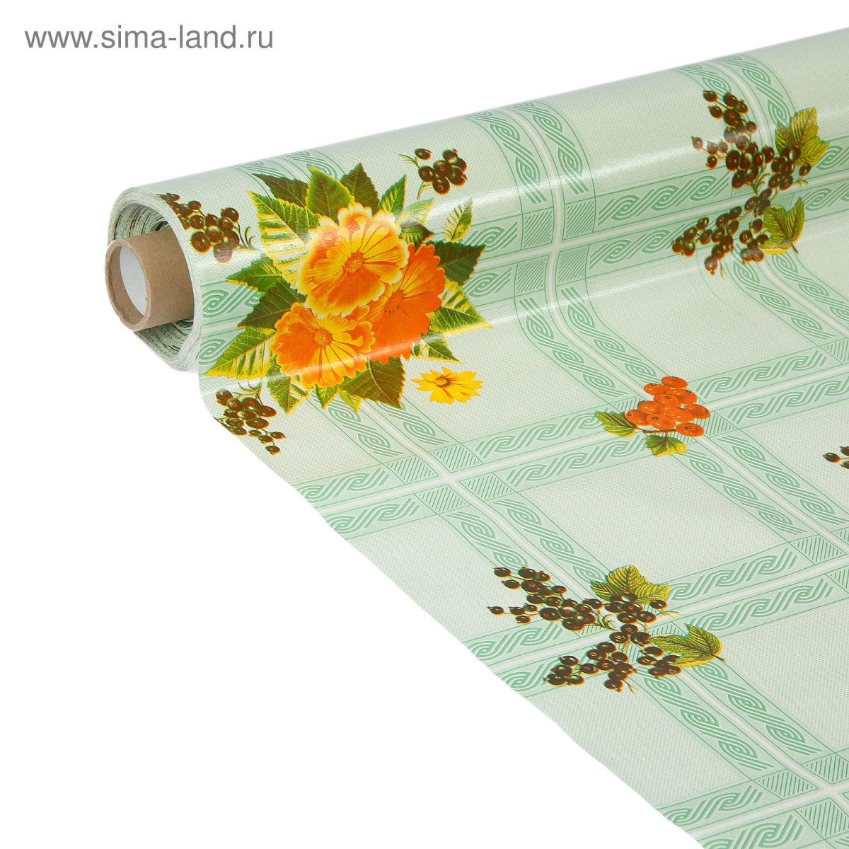 Клеенка столовая на нетканой основе, ширина 137 см шары