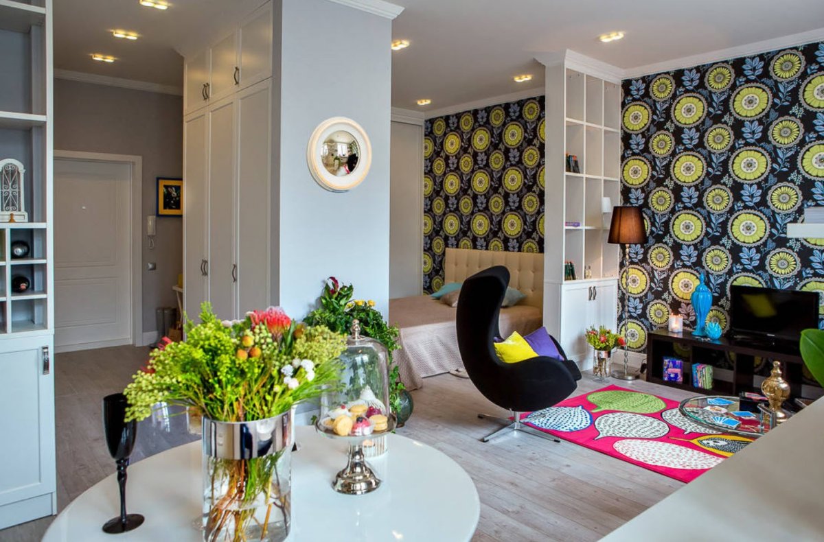 Дизайнерские перегородки для зонирования пространства в комнате