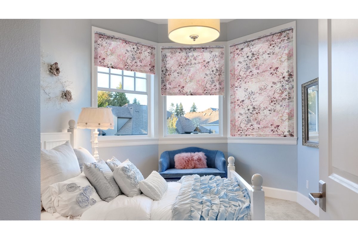 Рулонные шторы день ночь в детскую