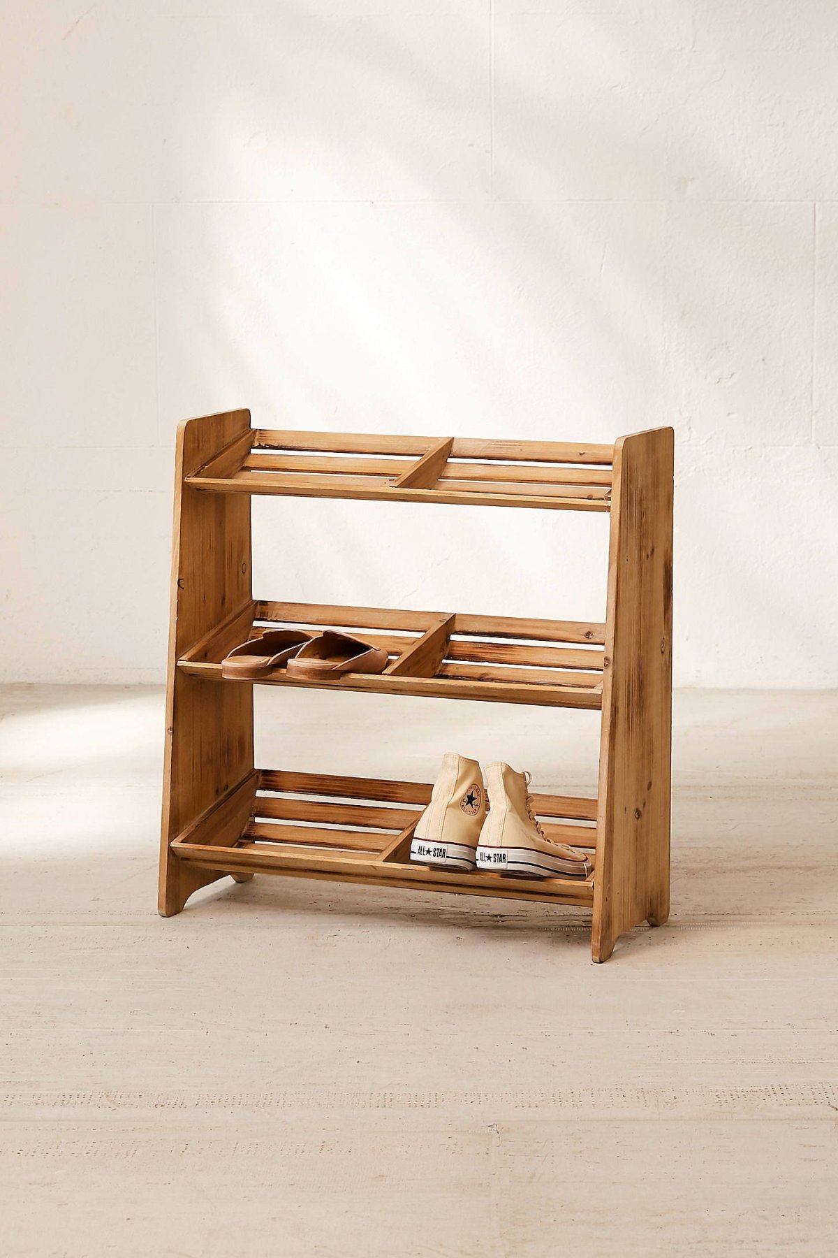 Полка обувная деревянная