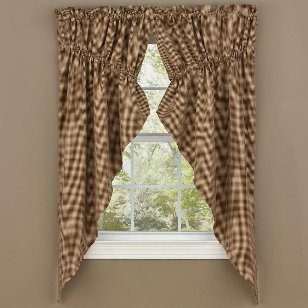 Шторы на кухню мешковина