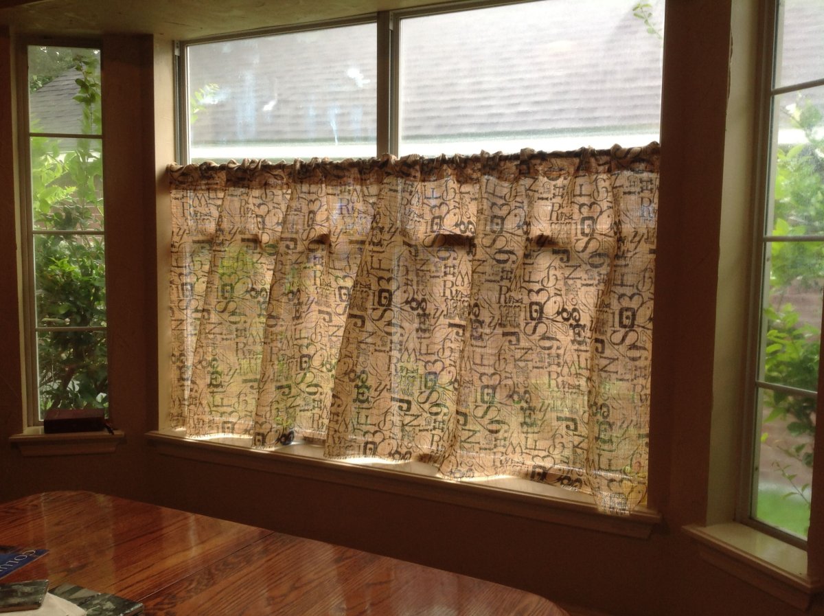 Шторы из Мешковины в интерьере