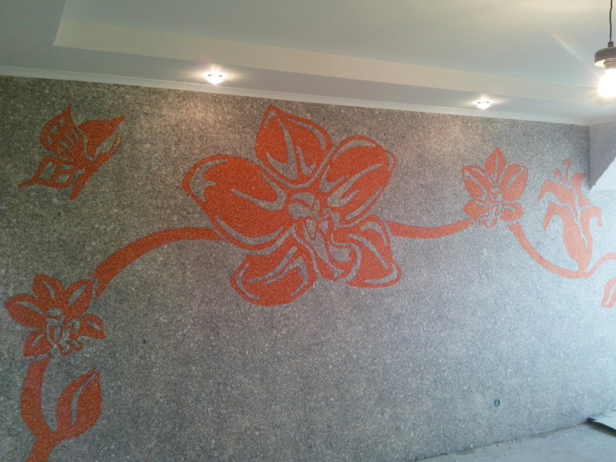 Геометрия жидкими обоями