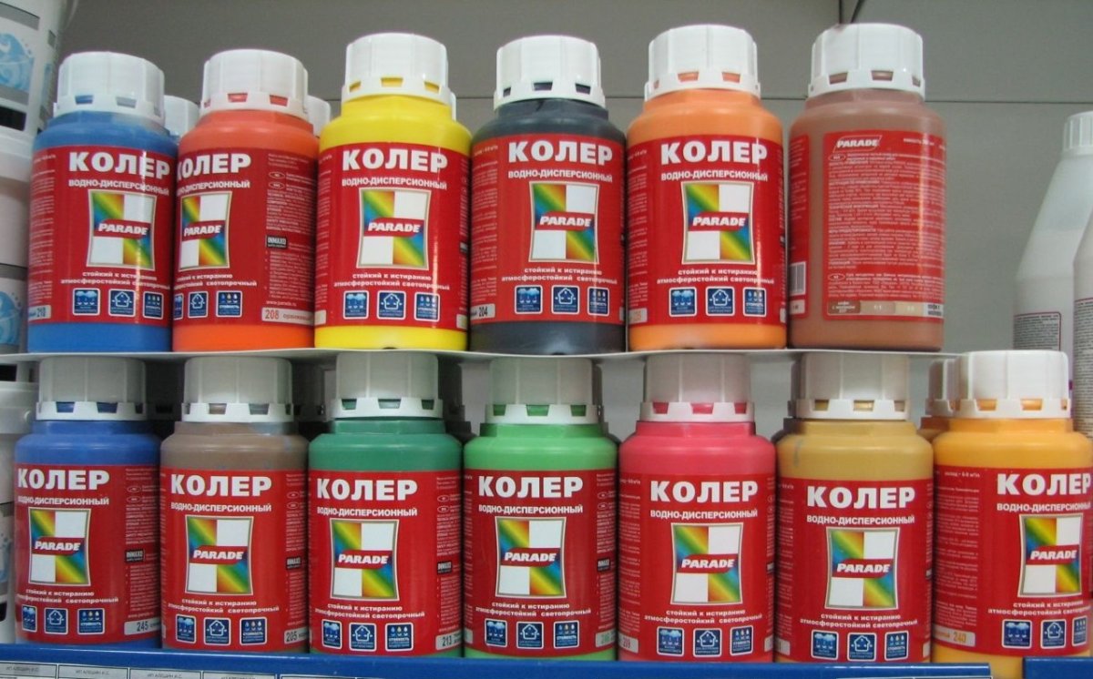 Колер для краски