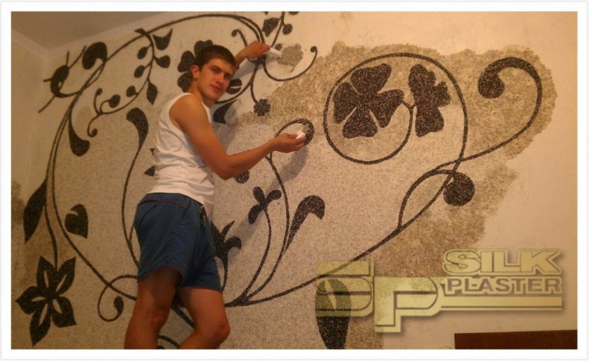 Жидкие обои детская