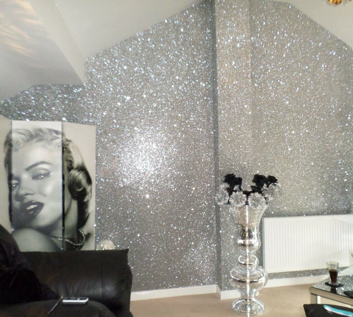 Блёстки для краски для стен