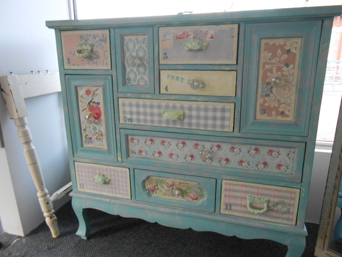 Переделка комода в стиле Прованс