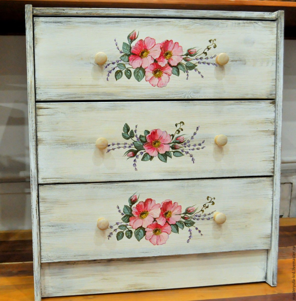 Комод Прованс декупаж