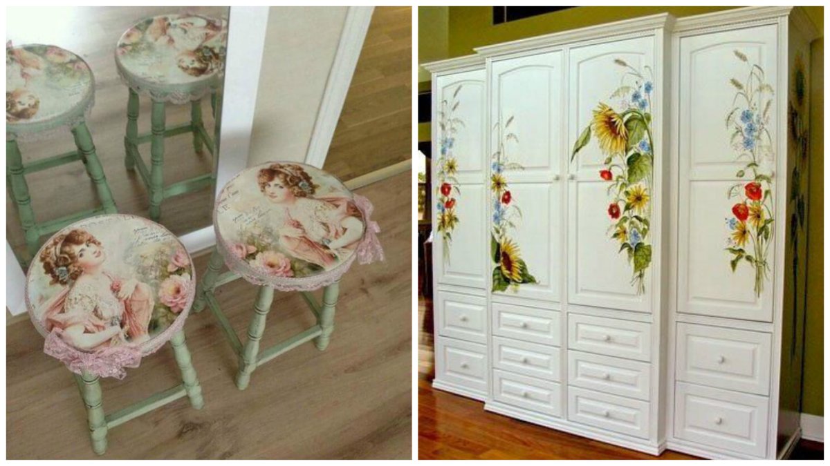 Декор старого комода