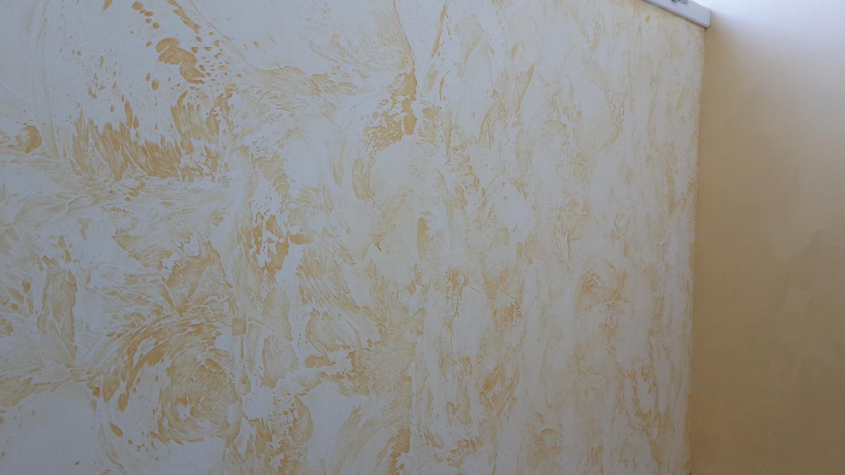 Отделка декоративной штукатуркой