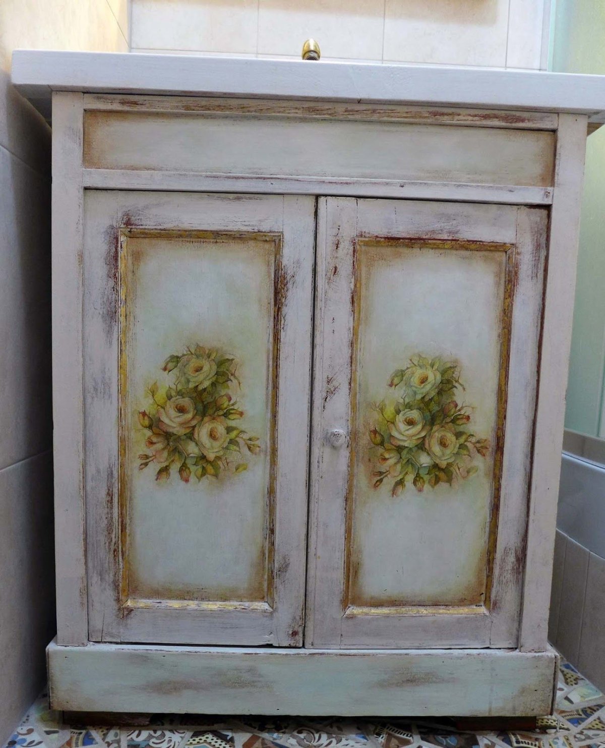 Декупаж кухонной мебели