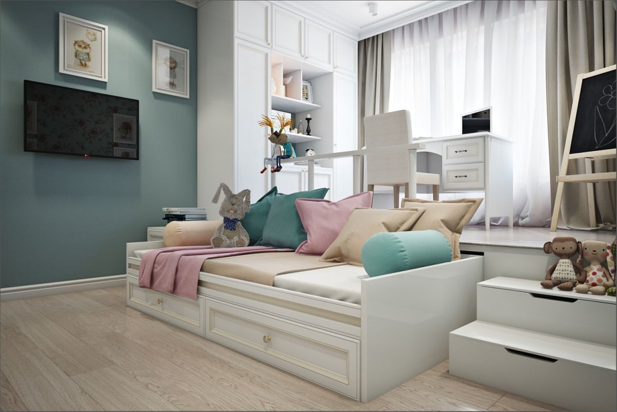 Подиум в детской комнате