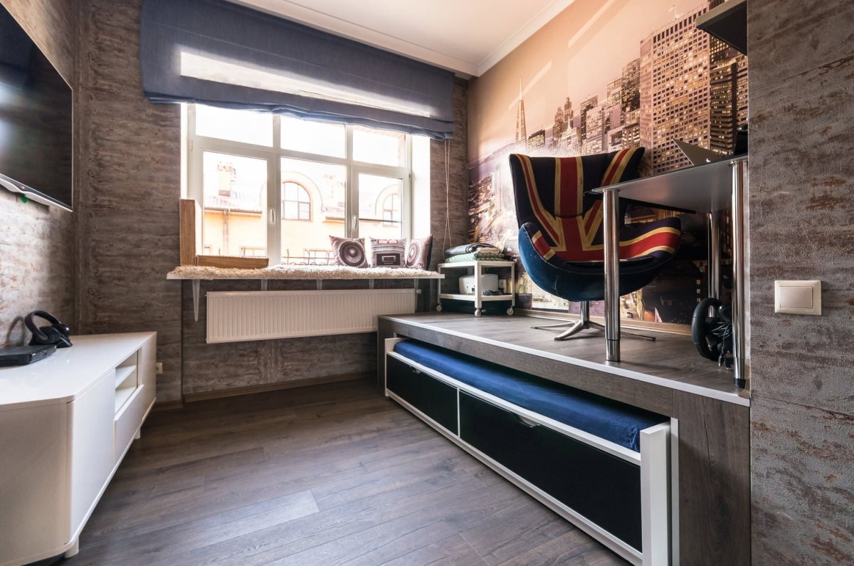 Подиум в интерьере квартиры