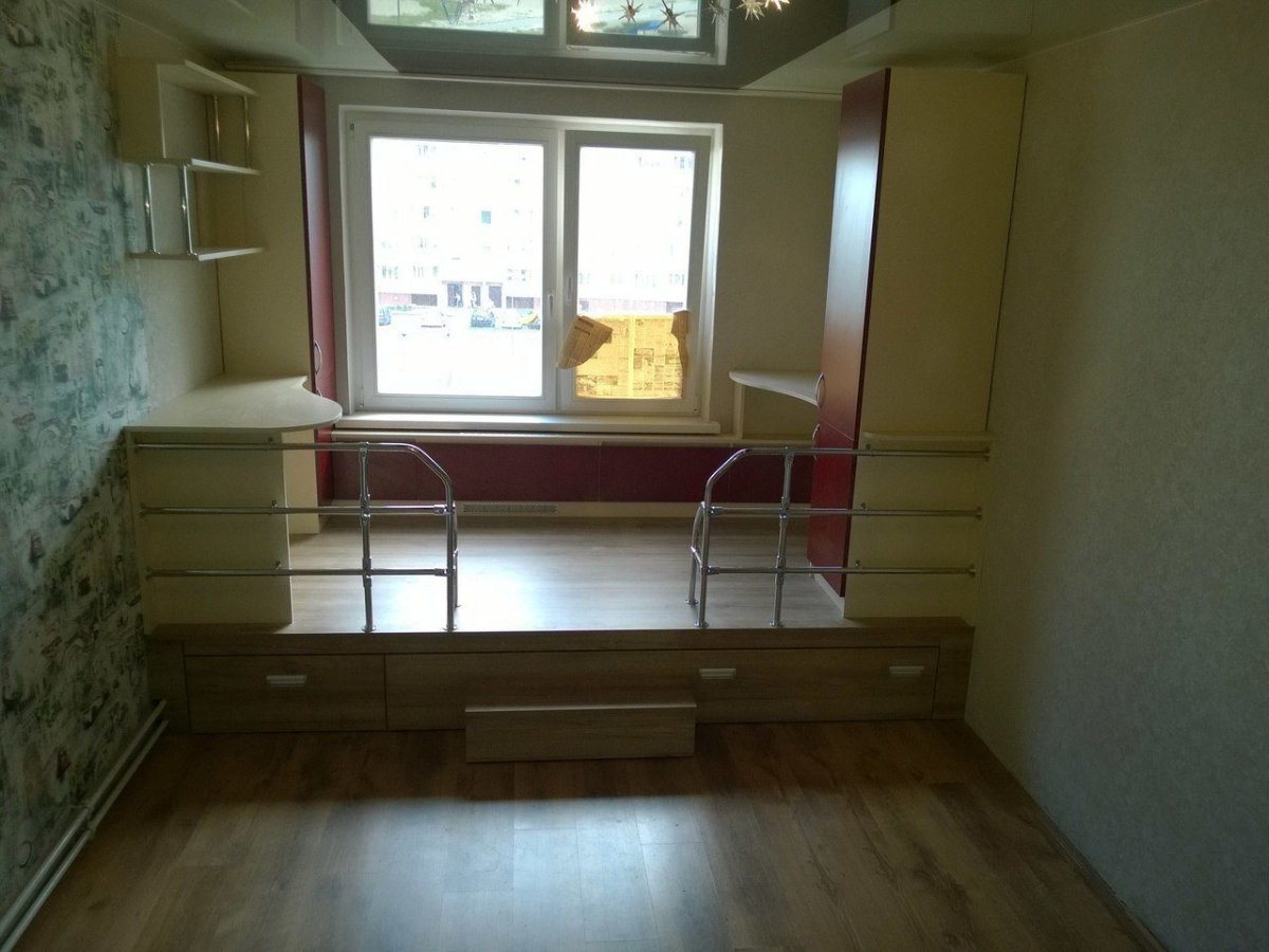 Кровать подиум в хрущевке